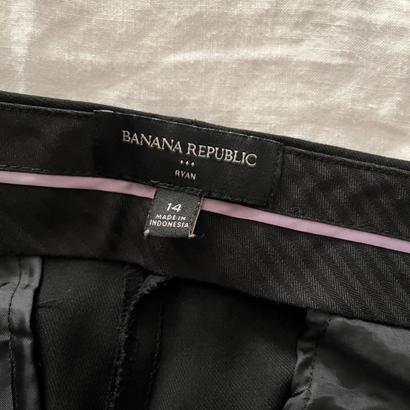 Banana Republic Ryan straight leg trousers slacks black - Picture 6 of 6